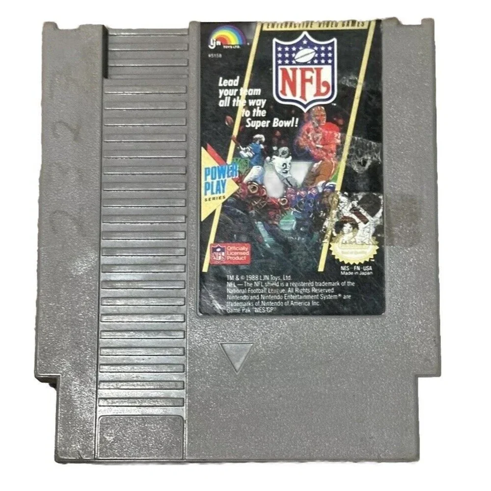 Nintendo NES NFL Game Power Play Series‎ & Golf NES 1985
